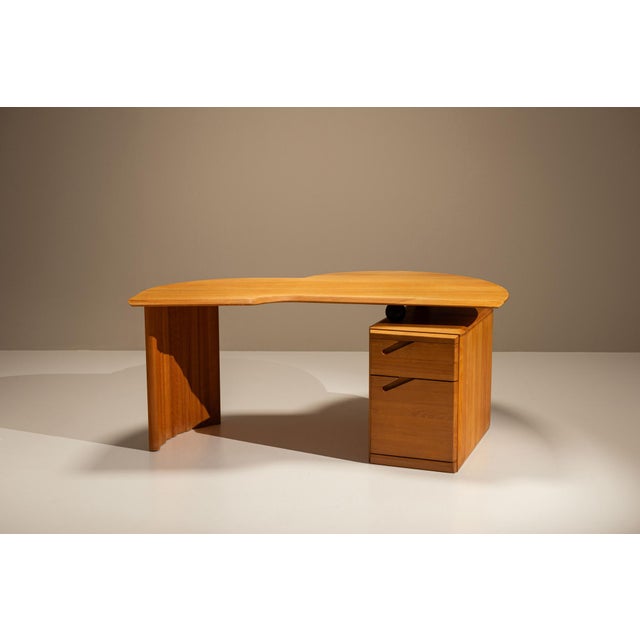Postmodern Adjustable Desk in Beech from Seltz, France, 1980s For Sale - Image 3 of 18