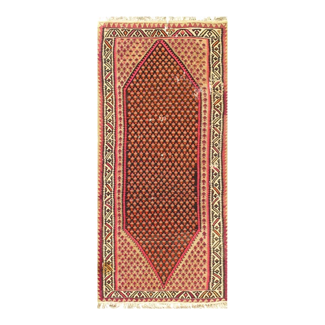 1940s Pasargad DC Persian Shiraz Kilim Rug For Sale
