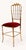 More jewel-like than conventional occasional seating, this vintage Italian Chiavari chair combines a tall, finely...