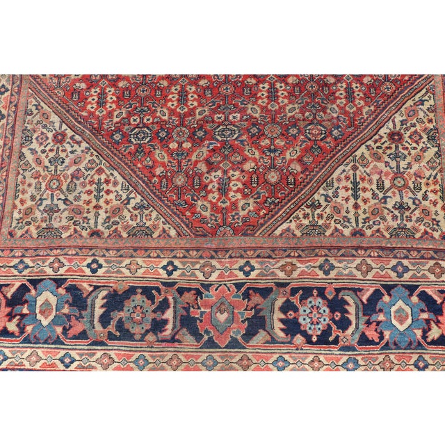 Early 20th Century Antique Persian Sultanabad Large Gallery Rug With Sub-Geometric Motifs For Sale - Image 5 of 16