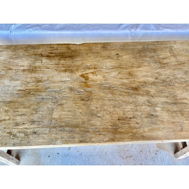 Wood 19th Century Spanish Oak Console Table For Sale - Image 7 of 12