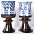 Ceramic Pair of His & Hers Art Pottery Ceramic Goblets For Sale - Image 7 of 8