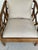 Brown Organic Modern Carved Mango Wood Club Chairs Pair For Sale - Image 8 of 9