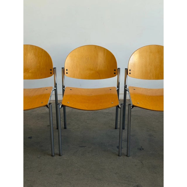 Post Modern Dining Chairs - Set of Six For Sale - Image 12 of 18