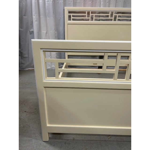 Wood Kindel Carleton Varney and Sons Queen Bed For Sale - Image 7 of 12