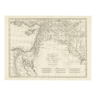 The Ancient Near East from Egypt to Babylon Map, 1818 For Sale