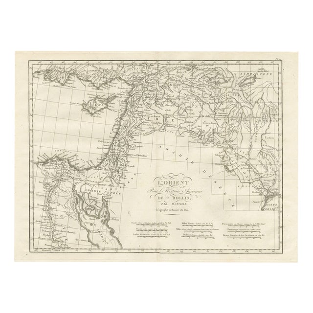 The Ancient Near East from Egypt to Babylon Map, 1818 For Sale