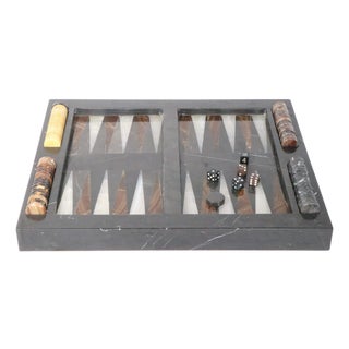 Vintage Marble and Onyx Made in Italy Circa 1970's For Sale