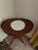 1940s Federal Revival Mahogany Lyre Base Side Table by Mersman - Model 6651 For Sale In Cincinnati - Image 6 of 8