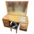 1940s 1940s Mid-Century Blond Maple Vanity/ Dressing Table W/ Bench by Russel Wright for Conant Ball - Set of 2 For Sale - Image 5 of 12