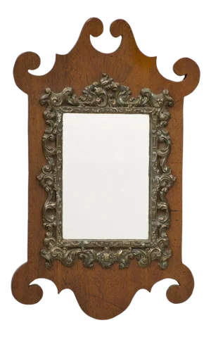 Antique Miniature Chippendale Mirror, Circa 1875
