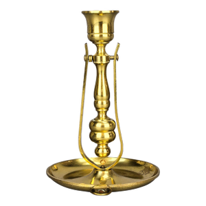 Vintage Brass Ship Gimbal Candle Holder Sconce