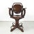 Austrian Art Nouveau Swivel chair with armrests in solid wood, early 1900s Swivel chair made entirely of solid wood. The...