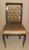 Wood Blue With Gold Louis XV Antique Style Desk with Chair - 2 Pieces For Sale - Image 7 of 9