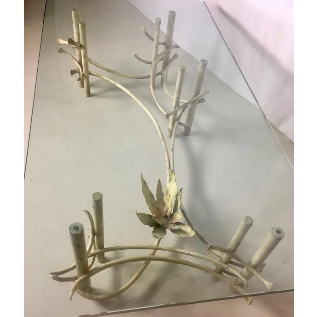 Metal Large Wrought Iron Coffee Table |Southwest Desert Design For Sale - Image 7 of 9