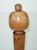 Brown 1940s Artist Signed Large Japanese Wood Kokeshi Dolls, Set of 3 For Sale - Image 8 of 16