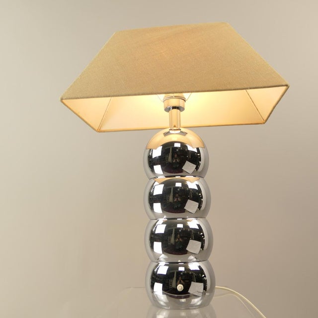 Mid-Century Modern Table Lamp with Shade by George Kovacs, 1970s For Sale - Image 3 of 7