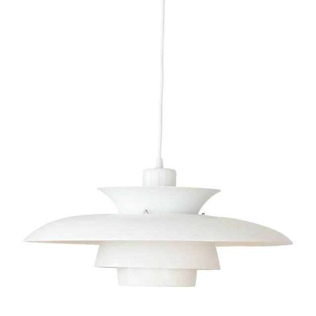 Vintage Danish Pendant Lamp by Bent Nordsted for Lyskær Belysning, 1980s For Sale