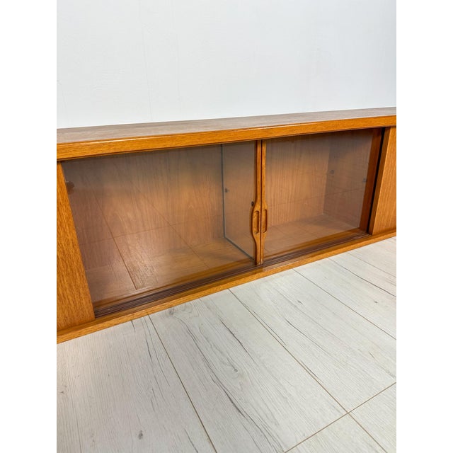 1960s Mid-Century Teak Floating Wall-Mounted Sideboard from Bartels, 1960s For Sale - Image 5 of 11