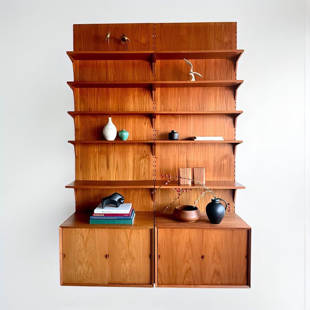 Brown Mid-Century Modern Danish Teak Regal-System by Poul Cadovius, 1960s For Sale - Image 8 of 18