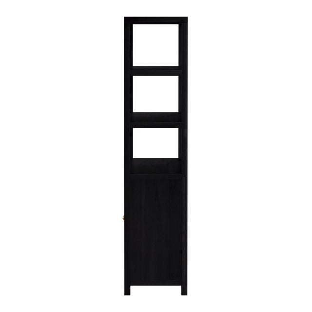 2020s Nora 32 in W. x 72 in. H Wood 3- Tier Etagere Bookcase, Antique Coffee For Sale - Image 5 of 8