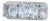 7.65ctw Aquamarine Diamond Ring 14k White Gold Size 7 For Sale