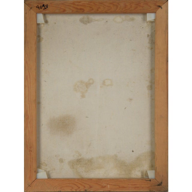 Textile Creek Through the Trees - Oil on Canvas by Michelle Marco For Sale - Image 7 of 7