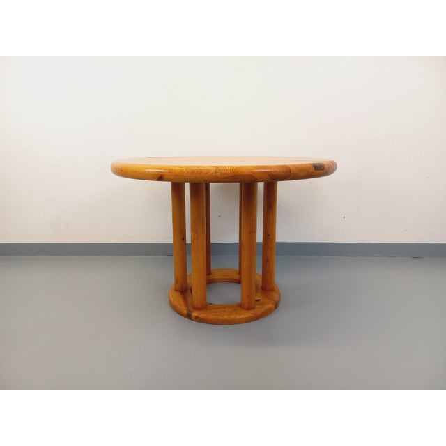 Vintage Scandinavian Round Dining Table by Rainer Daumiller, 1960s For Sale - Image 6 of 18