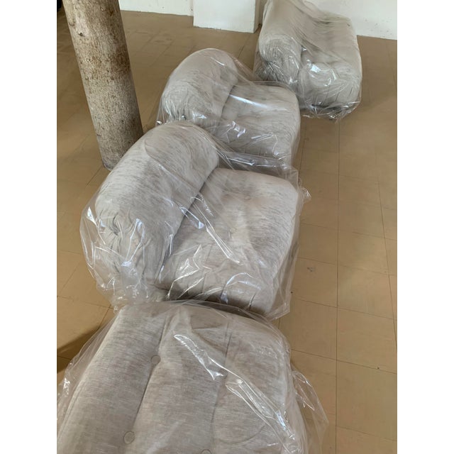 Soriana Living Room Set by Afra and Tobia Scarpa for Cassina, Set of 4 For Sale - Image 6 of 13