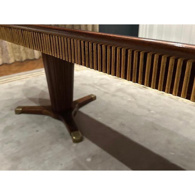 Large Dining Table attributed to Melchiore Bega, 1940s For Sale - Image 9 of 11