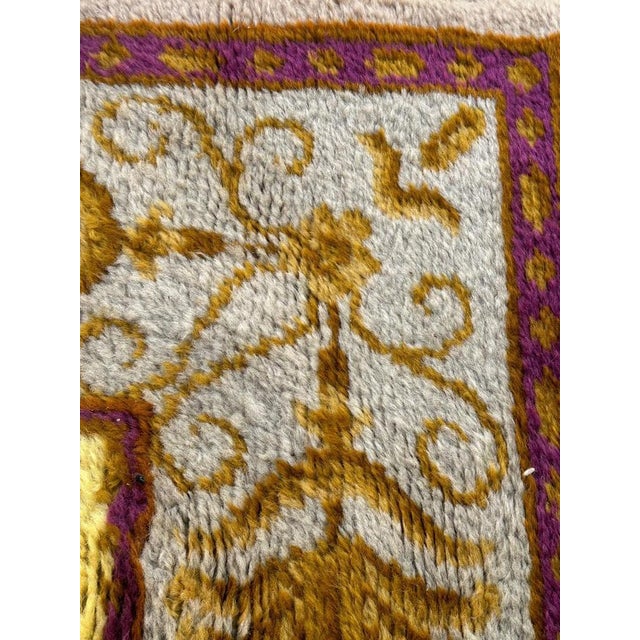 Antique French Savonnerie Rug, 1920s For Sale - Image 6 of 18