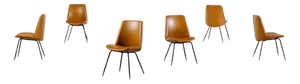 DU2 Chairs by Gastone Rinaldi for Rima, Italy, 1960s, Set of 6