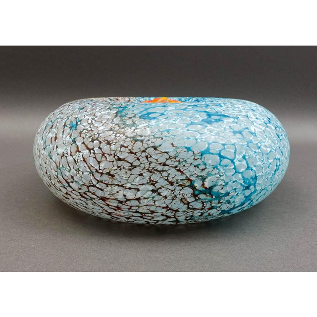 Glass Kosta Boda Sweden Kjell Engman Signed Reef Fish Art Glass Vase #80202 For Sale - Image 7 of 7