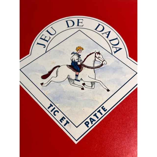 Rare estate sale find! The French Jeu De Dada, Petits Chevaux game from the Tic et Patte Company, Noisy-le-Sec, France,...