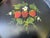 Mid 20th Century Vintage Strawberry Tole Round Tray For Sale - Image 5 of 17