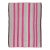 Vintage Frazada Kilim in Fuschia and Mauve Striped Pattern - Rug & Kilim For Sale