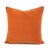 Textile Place Textiles La Scala in Valencia Pillow Cover 20" X 20" Solid Orange Rust Alpaca Wool Accent Cushion Case For Sale - Image 7 of 7