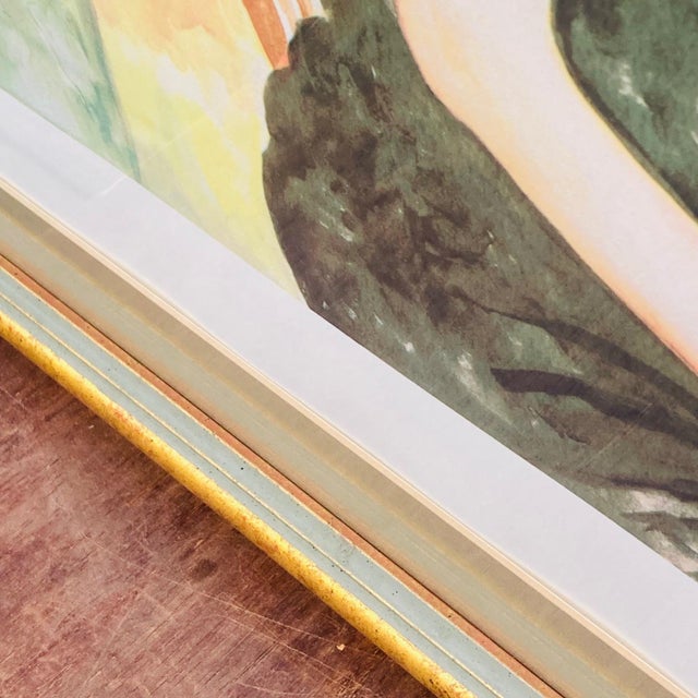 Orange Signed 1980s Joanna Zjawinska Serigraph "Love Life and Money Part 1" For Sale - Image 8 of 12