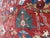 Antique Persian Serapi Carpet Handmade Wool Oriental Rug, Red, Ivory, Light Blue For Sale - Image 11 of 18