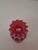 Victorian Cranberry Opalescent Coin Spot Vase Northwood Glass 6" Ruffled Rim Antique Eapg For Sale In Boston - Image 6 of 18