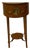 Antique Late Victorian Hand-Painted Satinwood Ladies Sewing Work Table England C. 1880–1900 For Sale