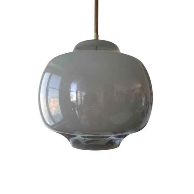 Modern Murano Glass Lamp by Alessandro Pianon for Vistosi, Italy, 1960s For Sale - Image 3 of 12
