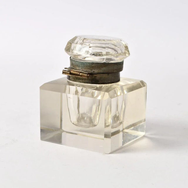 Antique Inkwell in Wrought Iron by Louis Van Boeckel For Sale - Image 9 of 12