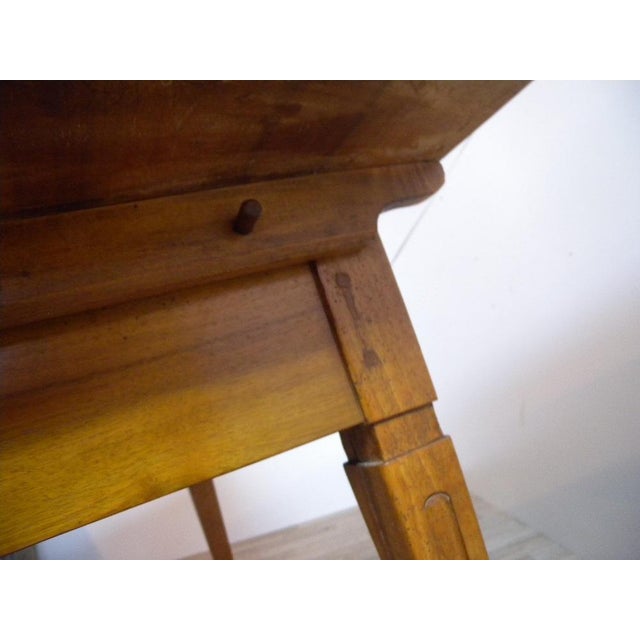Empire Walnut Baluster Table, 1780s For Sale - Image 10 of 18