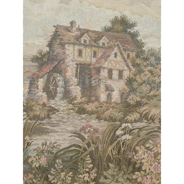 Vintage Aubusson Style Jacquard Tapestry, 1980s For Sale - Image 16 of 18