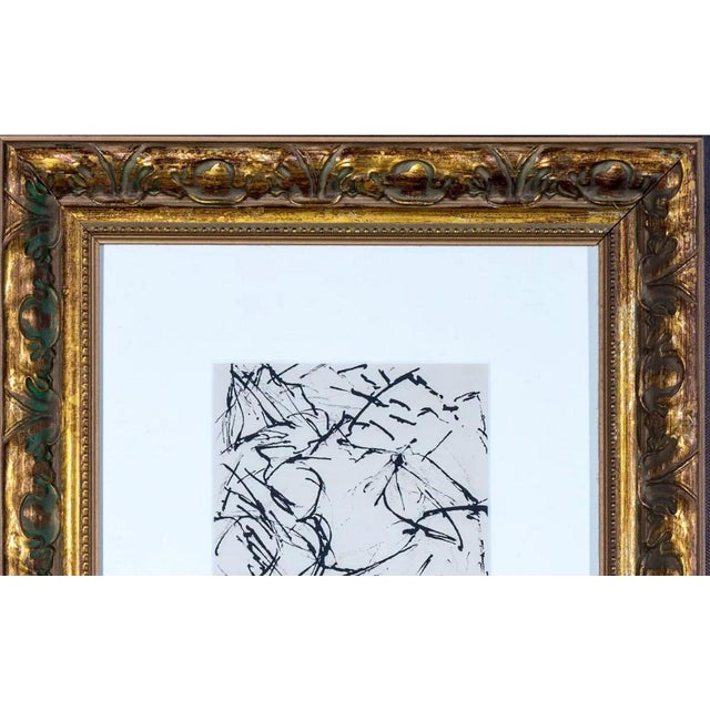 Vintage Elizabeth Erlanger Signed Abstract Mixed Media – New York School MCM For Sale - Image 4 of 10