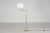 Gold Reading Floor Lamp in Brass, 1980s For Sale - Image 8 of 8