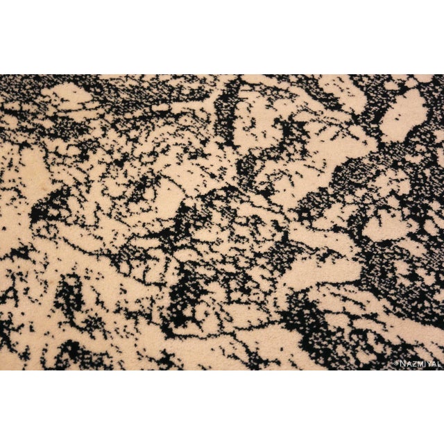 Nazmiyal Collection Vintage Scandinavian Ege Art Rug Named “Hurricane” For Sale - Image 4 of 7