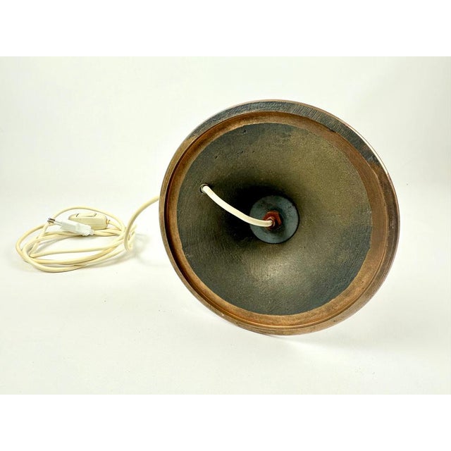 Goldenrod Mid-Century Modern Bamboo Table Lamp in Bronze by Ingo Maurer for Design M, 1970s For Sale - Image 8 of 9