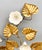 Mid-Century Modern Vintage Italian Gilt Tole Floral Wall Sconces, Pair With White Trumpet Flowers – Hollywood Regency / Italian Provincial For Sale - Image 3 of 15